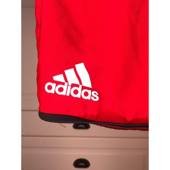 ADIDAS Adizero soccer shorts climalite Red white M - Picture 2 of 8